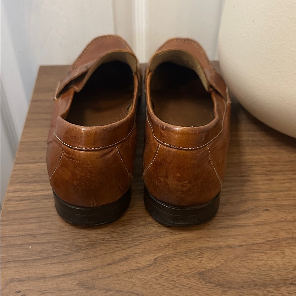 Classic Brown Leather Penny Loafers for Women - Picture 5 of 6